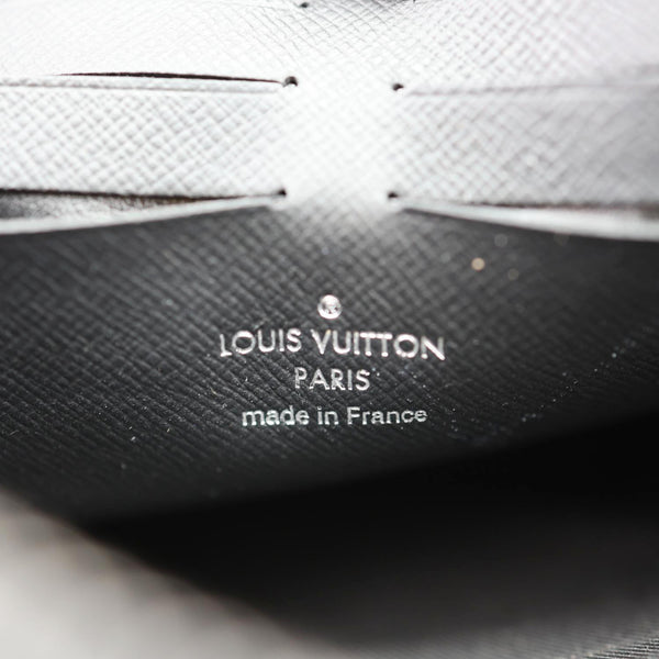 LOUIS VUITTON Pochette Voyage MM Monogram Eclipse Canvas Pouch Bag Grey