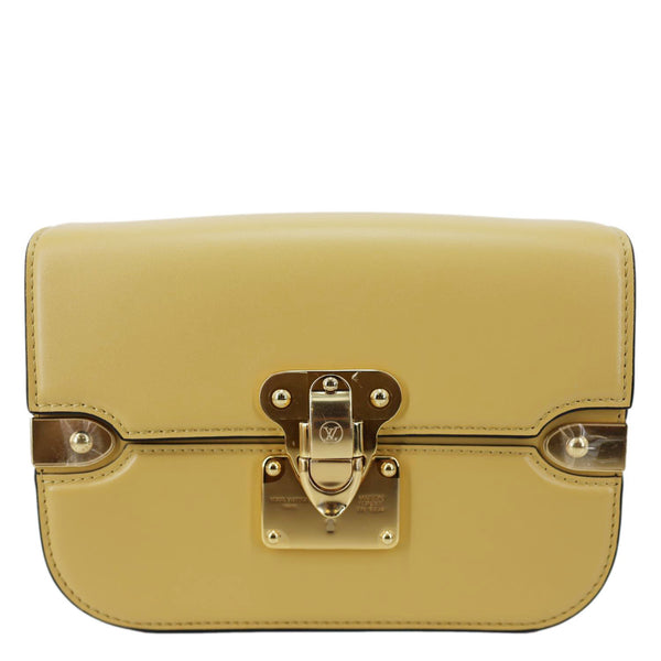 LOUIS VUITTON Orsay MM Leather Crossbody Bag Yellow