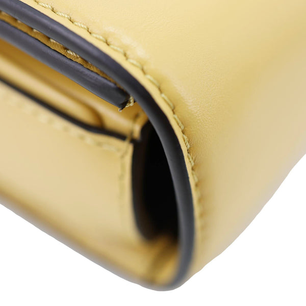 LOUIS VUITTON Orsay MM Leather Crossbody Bag Yellow