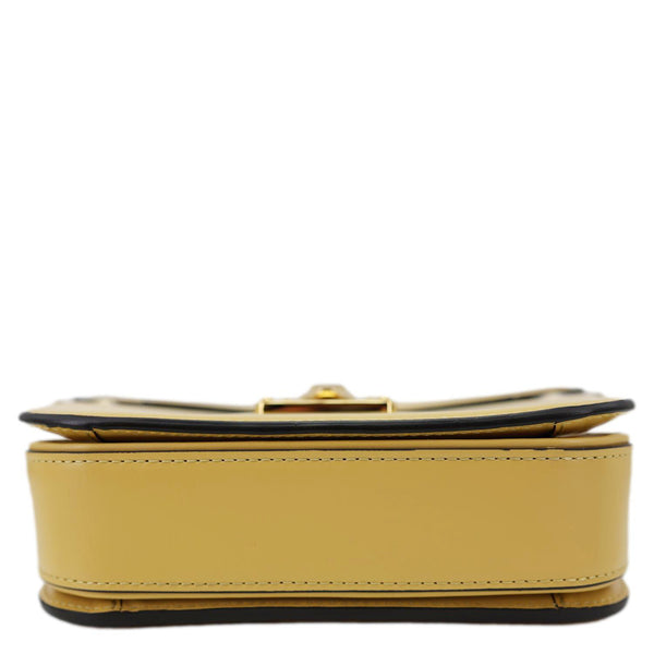 LOUIS VUITTON Orsay MM Leather Crossbody Bag Yellow