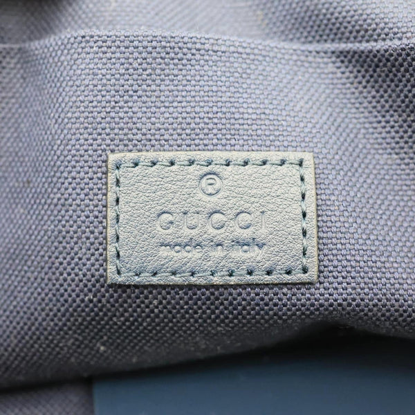 GUCCI GG Denim Backpack Navy Blue 849008