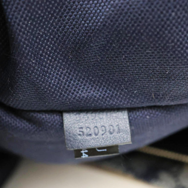 GUCCI GG Denim Backpack Navy Blue 849008