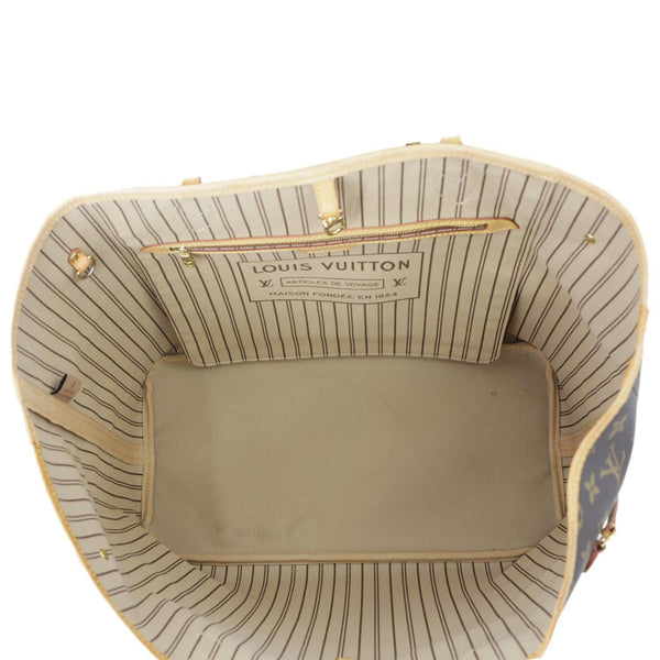 LOUIS VUITTON Neverfull GM Monogram Canvas Tote Bag Brown