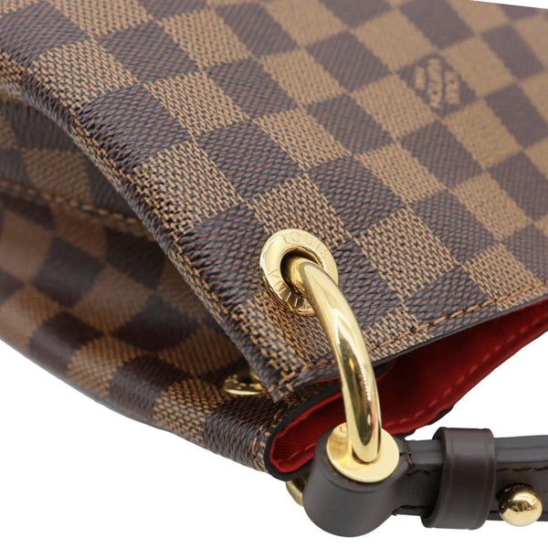 LOUIS VUITTON Graceful PM Damier Ebene Shoulder Bag Brown
