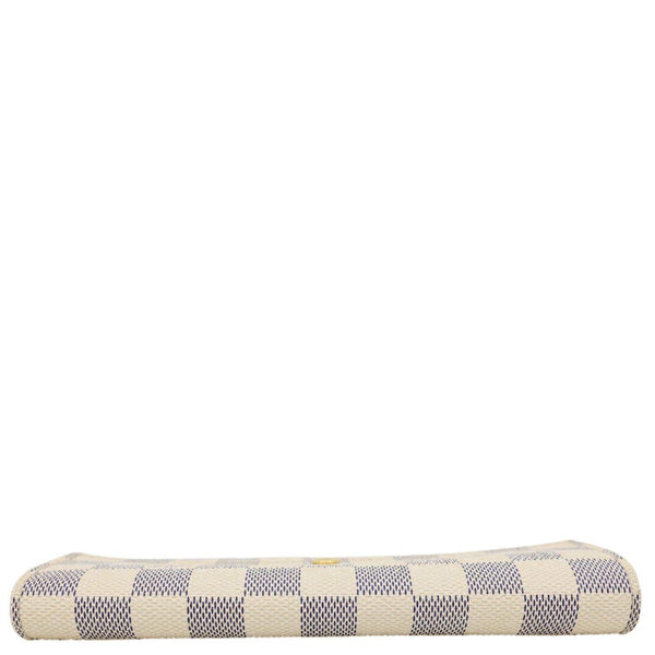 LOUIS VUITTON Sarah Damier Azur Wallet White