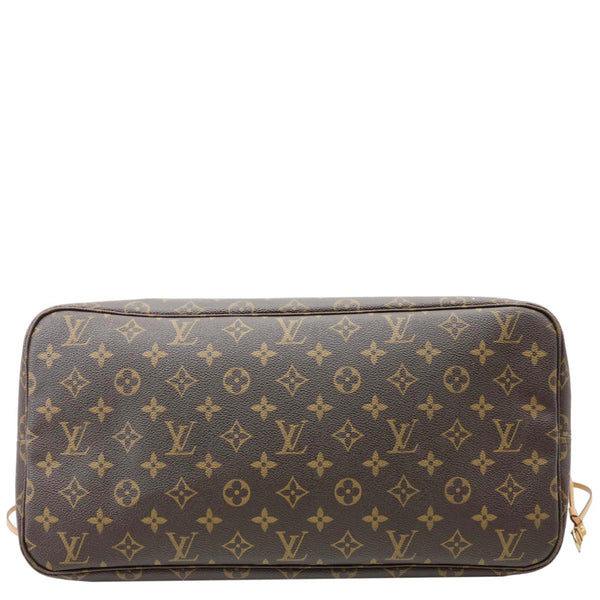 LOUIS VUITTON Neverfull GM Monogram Canvas Tote Bag Brown