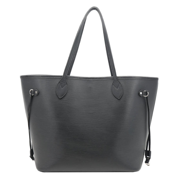LOUIS VUITTON Neverfull MM Epi Leather Tote Shoulder Bag Black