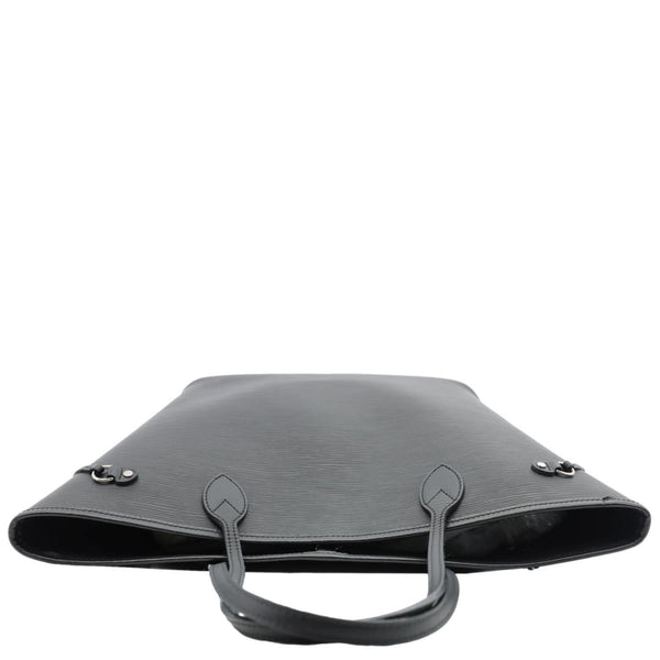 LOUIS VUITTON Neverfull MM Epi Leather Tote Shoulder Bag Black