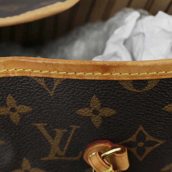 LOUIS VUITTON Neverfull GM Monogram Canvas Tote Bag Brown