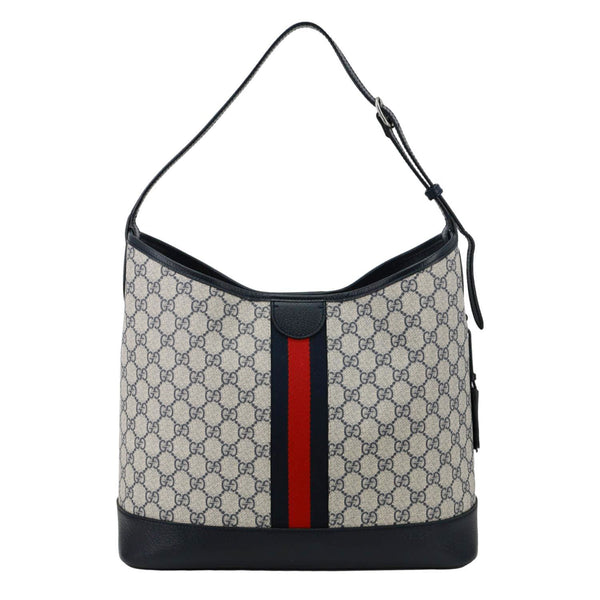 GUCCI Ophidia SmallGG Supreme Canvas Hobo Bag Grey 781392