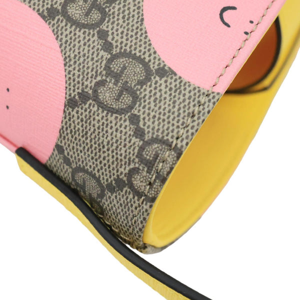 GUCCI Children's Printed GG Supreme Canvas Bucket Bag Beige 752356