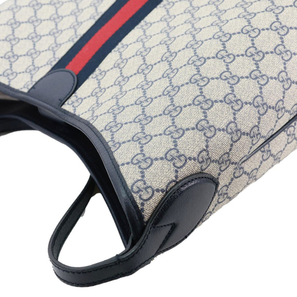 GUCCI Ophidia SmallGG Supreme Canvas Hobo Bag Grey 781392