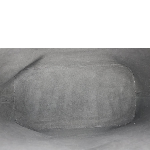 LOUIS VUITTON Neverfull MM Epi Leather Tote Shoulder Bag Black