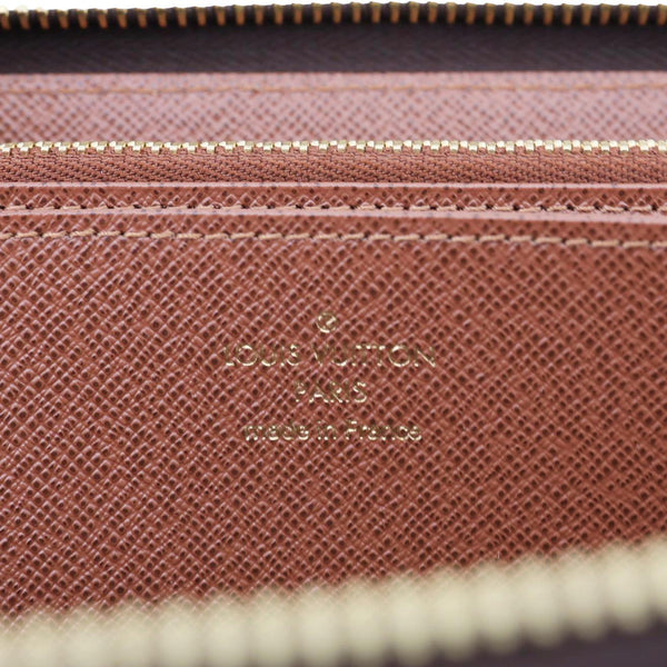 LOUIS VUITTON Monogram Canvas Zippy Wallet Brown
