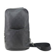 LOUIS VUITTON Avenue Sling Damier Infini Leather Backpack Bag Black