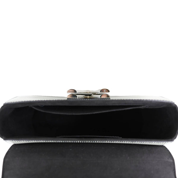 LOUIS VUITTON Twist Leather Shoulder Bag Blue Klein Blue