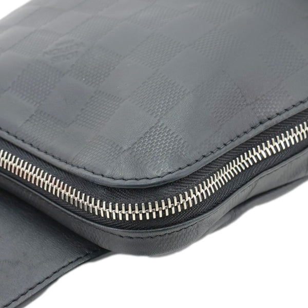 LOUIS VUITTON Avenue Sling Damier Infini Leather Backpack Bag Black