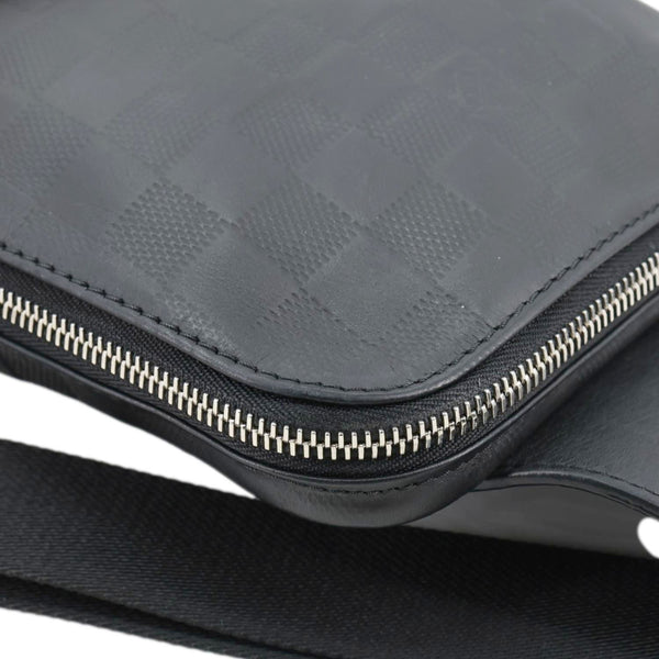 LOUIS VUITTON Avenue Sling Damier Infini Leather Backpack Bag Black