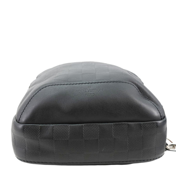 LOUIS VUITTON Avenue Sling Damier Infini Leather Backpack Bag Black