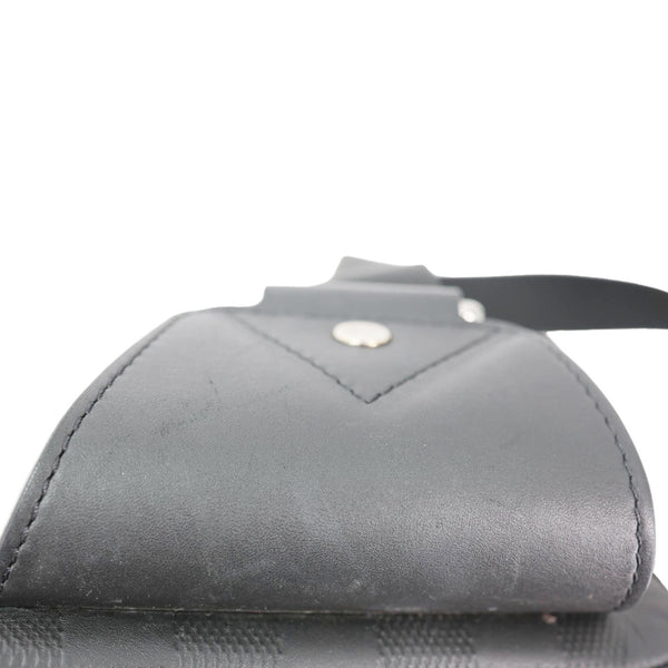 LOUIS VUITTON Avenue Sling Damier Infini Leather Backpack Bag Black