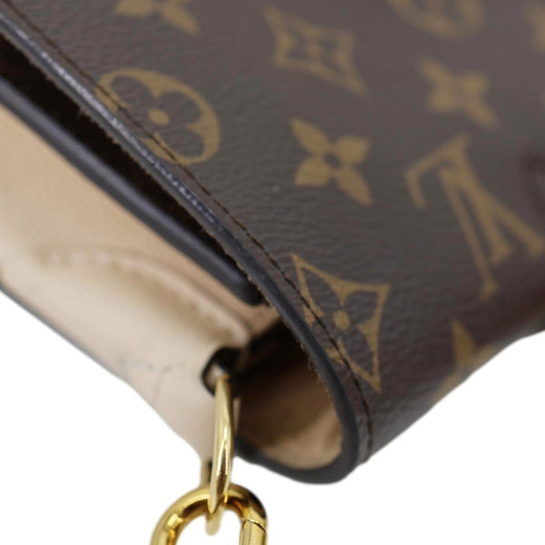 LOUIS VUITTON Vaugirard Monogram Canvas Shoulder Bag Brown