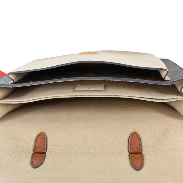 LOUIS VUITTON Vaugirard Monogram Canvas Shoulder Bag Brown
