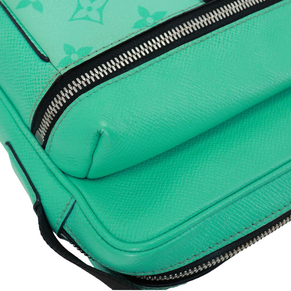 LOUIS VUITTON Outdoor Taiga Monogram Messenger Bag Miami Green