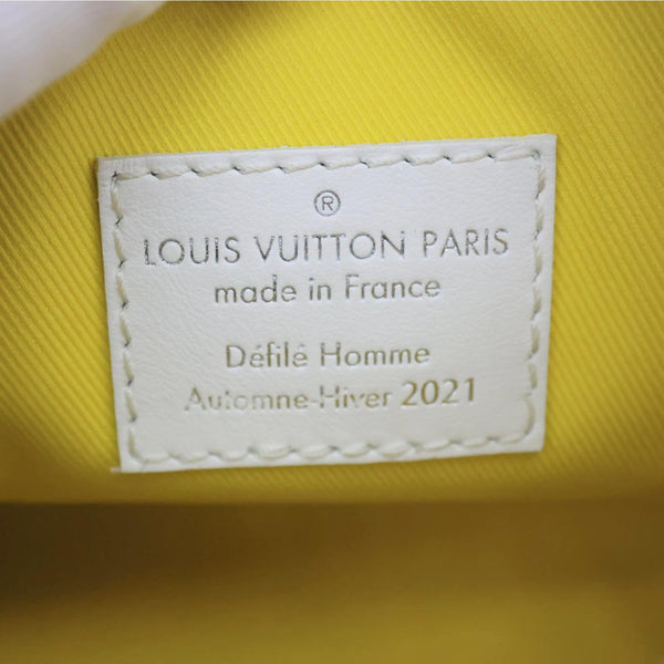 LOUIS VUITTON Keepall XS Bandouliere Everyday Signature Leather Travel Bag Yellow