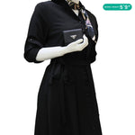 PRADA Tri-Fold Saffiano Leather Wallet Black