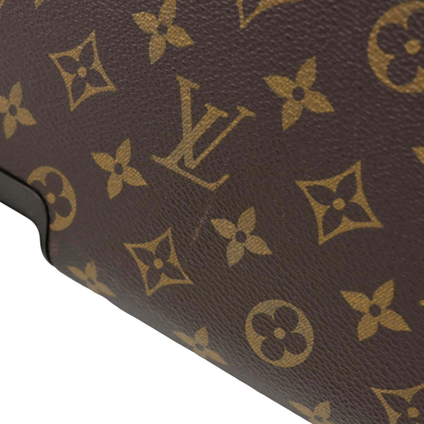 LOUIS VUITTON Horizon 55 Monogram Canvas Travel Bag Brown