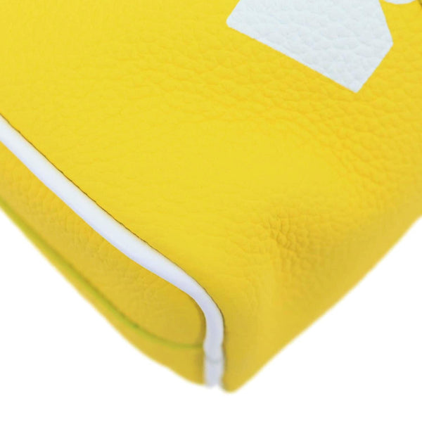 LOUIS VUITTON Keepall XS Bandouliere Everyday Signature Leather Travel Bag Yellow