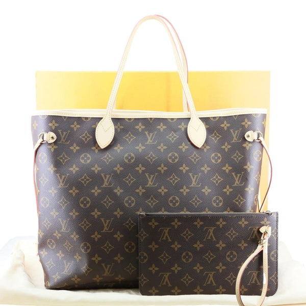 LOUIS VUITTON Neverfull GM Monogram Canvas Shoulder Bag Brown