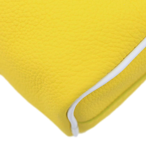 LOUIS VUITTON Keepall XS Bandouliere Everyday Signature Leather Travel Bag Yellow