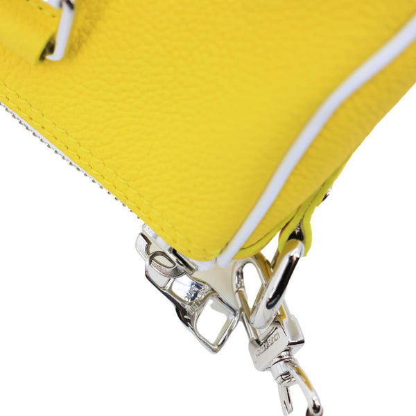 LOUIS VUITTON Keepall XS Bandouliere Everyday Signature Leather Travel Bag Yellow