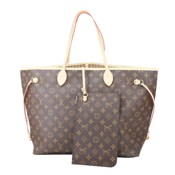 LOUIS VUITTON Neverfull GM Monogram Canvas Shoulder Bag Brown