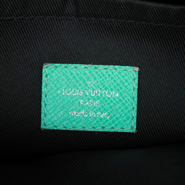 LOUIS VUITTON Outdoor Taiga Monogram Messenger Bag Miami Green