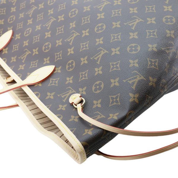 LOUIS VUITTON Neverfull GM Monogram Canvas Shoulder Bag Brown