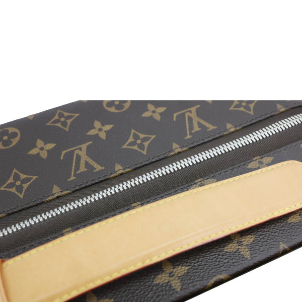 LOUIS VUITTON Horizon 55 Monogram Canvas Travel Bag Brown
