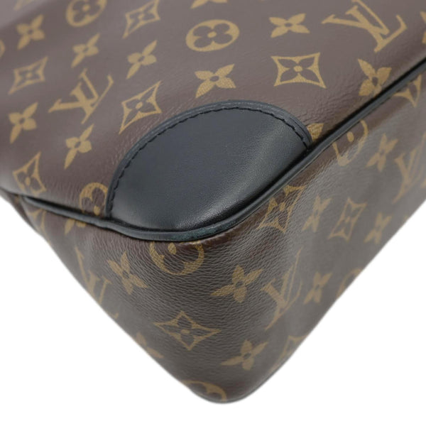 LOUIS VUITTON Odeon NM MM Monogram Canvas Shoulder Bag Black