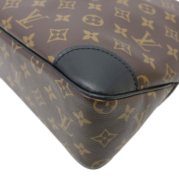LOUIS VUITTON Odeon NM MM Monogram Canvas Shoulder Bag Black