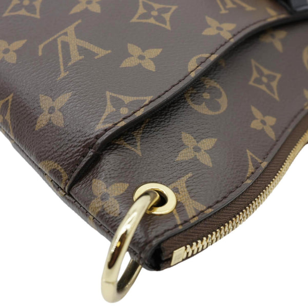 LOUIS VUITTON Odeon NM MM Monogram Canvas Shoulder Bag Black