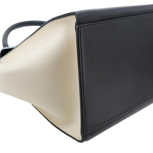 CELINE Trapeze Leather Shoulder Bag Blue