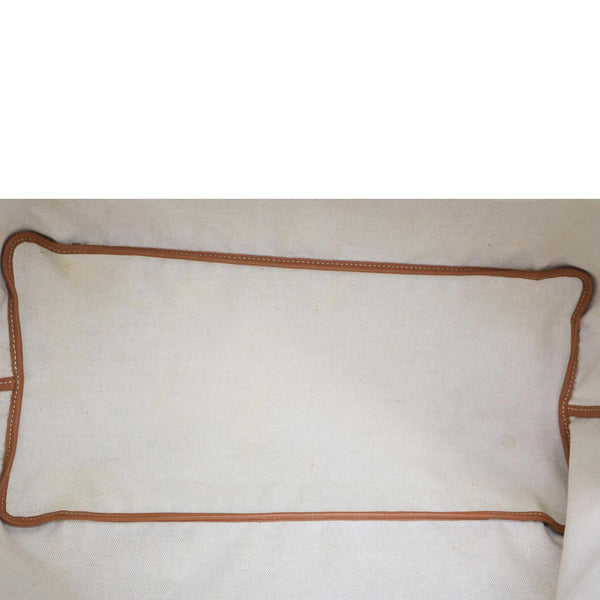 GOYARD Saint Louis GM Chevron Print Canvas Tote Bag Brown