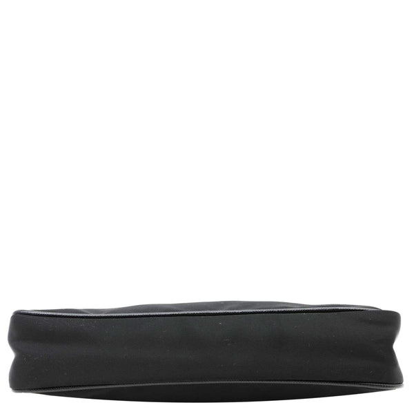 PRADA Tessuto Saffiano Chain Shoulder Bag Black