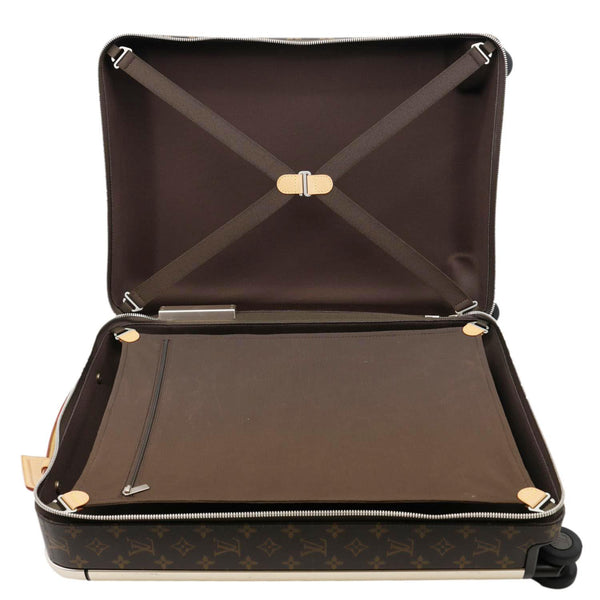 LOUIS VUITTON Horizon 55 Monogram Canvas Travel Bag Brown