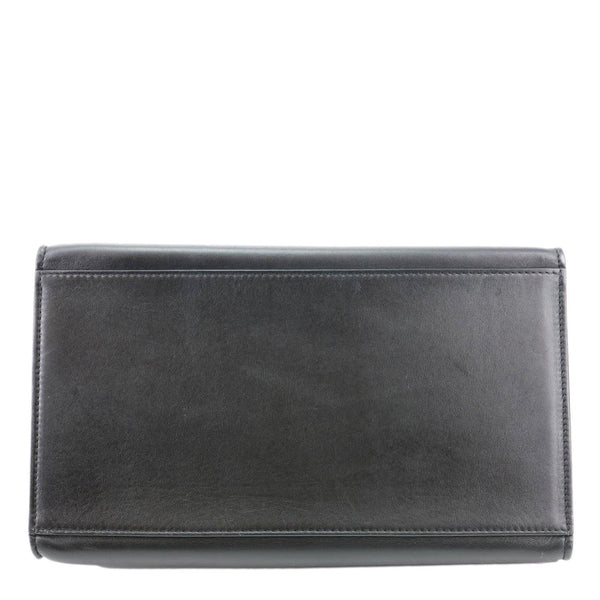 CELINE Trapeze Leather Shoulder Bag Blue