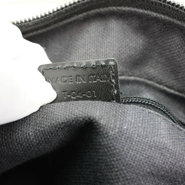 BURBERRY Check Canvas Shoulder Bag Beige