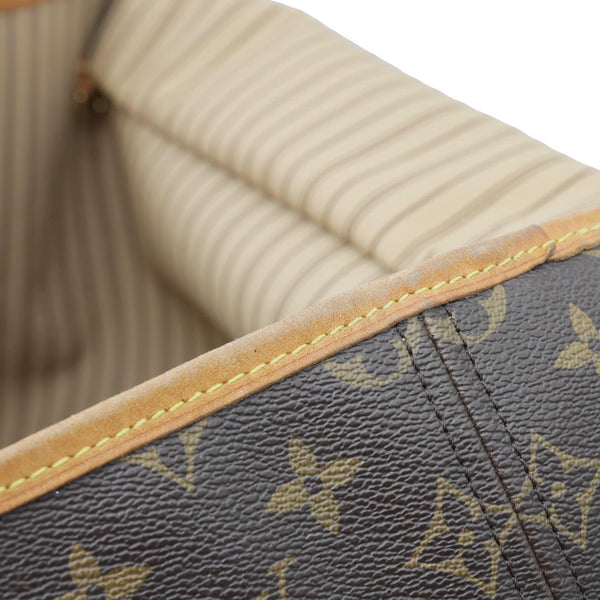 LOUIS VUITTON Neverfull GM Monogram Canvas Tote Bag Brown