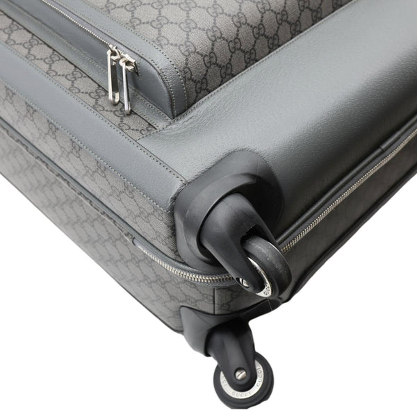 GUCCI Ophidia Cabin Trolley GG Supreme Canvas Travel Bag Grey 693664