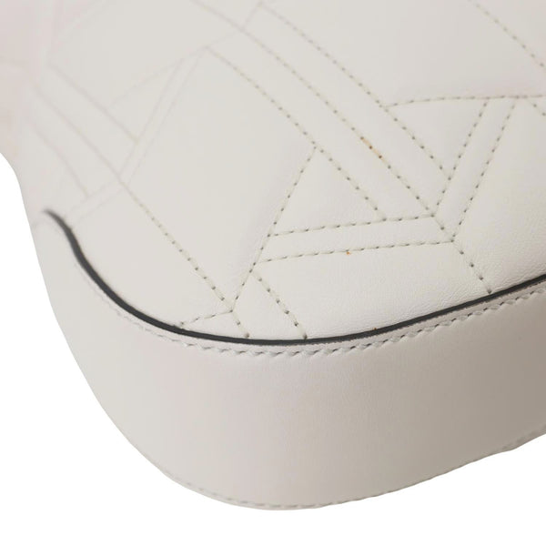 GUCCI Dionysus Web Medium Matelasse Leather Hobo Bag White 444072